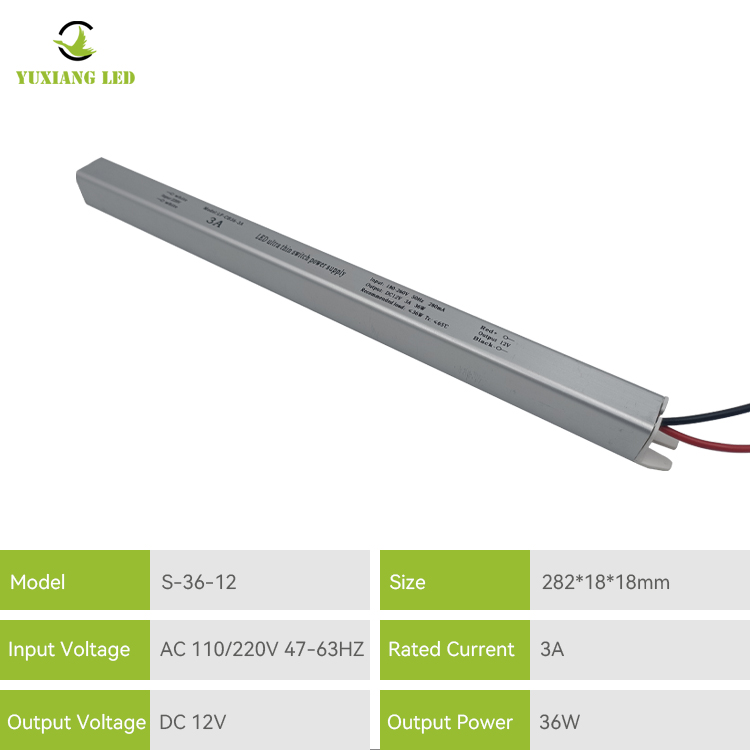 Bộ nguồn Led siêu mỏng 12v 3a