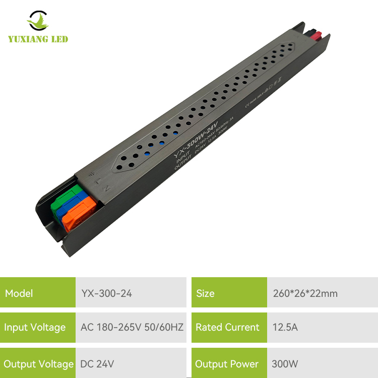 Bộ nguồn bán keo tuyến tính siêu mịn LED 24V 300W