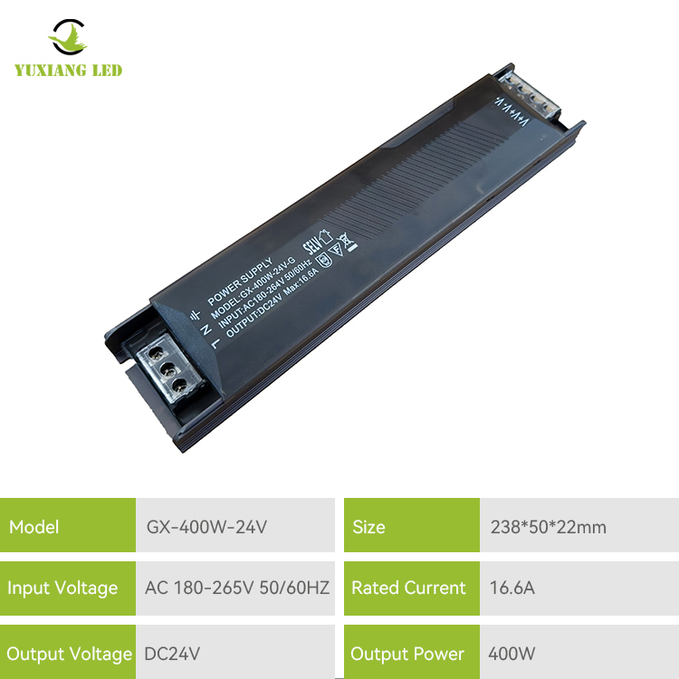 24V400W Điện áp không đổi Semi-Semi-Semi-LED Bộ cung cấp năng lượng chuyển mạch tuyến tính